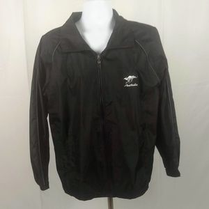 Australia Size Medium Black Zip Jacket Coat NWOT